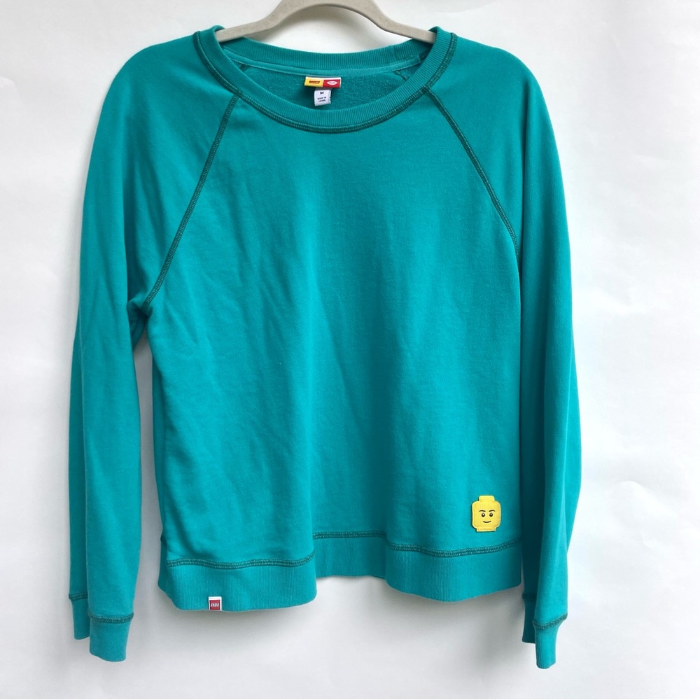 LEGO Teal Sweatshirt Unisex Medium